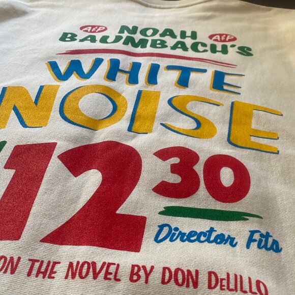 White Noise A&P Netflix Crew Promotional Neck Sweatshirt Long Sleeve Large - Picture 7 of 11